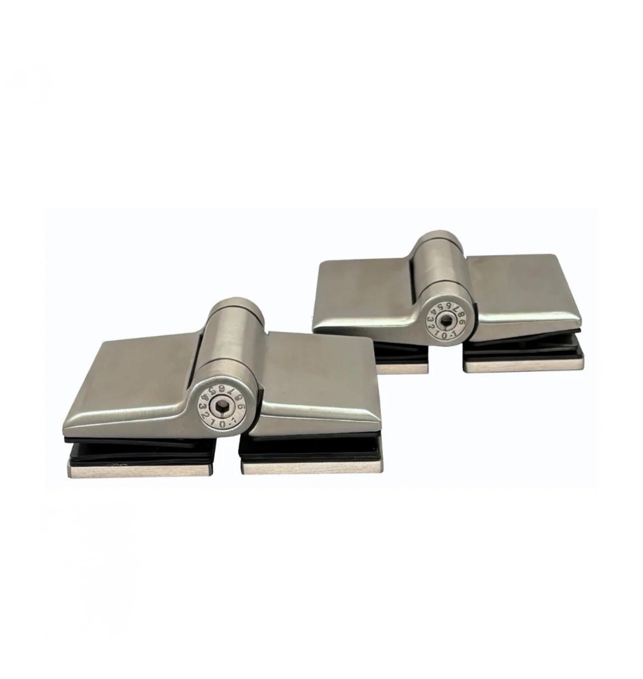Penture hydraulique verre-à-verre — TJ203.NH (paire)