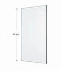 Panneau de verre trempé clair 12 mm — Hauteur 46"