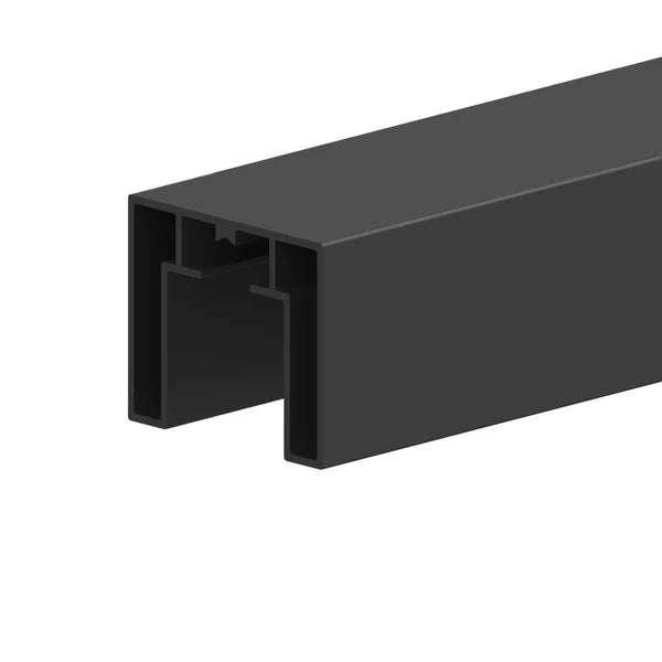 Main courante 40×40mm pour verre — 19 pi