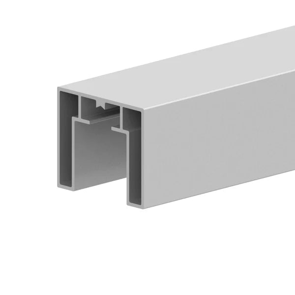 Main courante 40×40mm pour verre — 19 pi