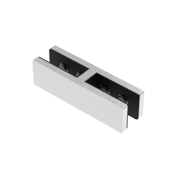 Attache 180° mince — H-180F verre-à-verre