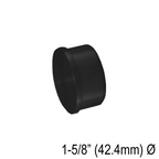 Embout pour main courante ronde 42,4 mm — fini noir