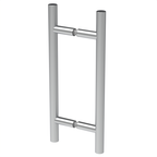 Poignée de porte de douche échelle, 8 × 8 po — Chrome (image d'illustration)