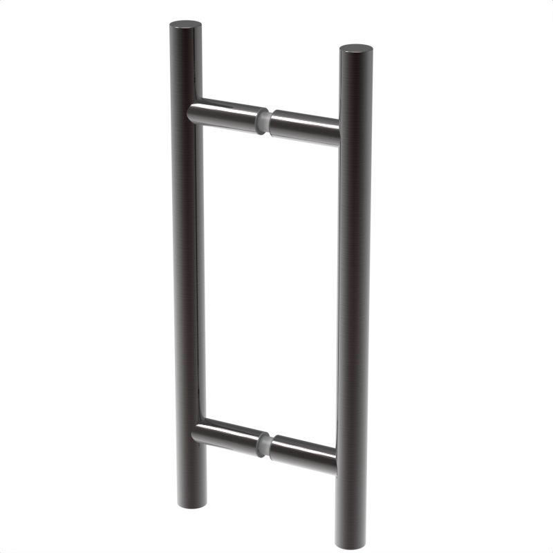 Poignée de porte de douche échelle, 8 × 8 po — Bronze huilé (image d'illustration)