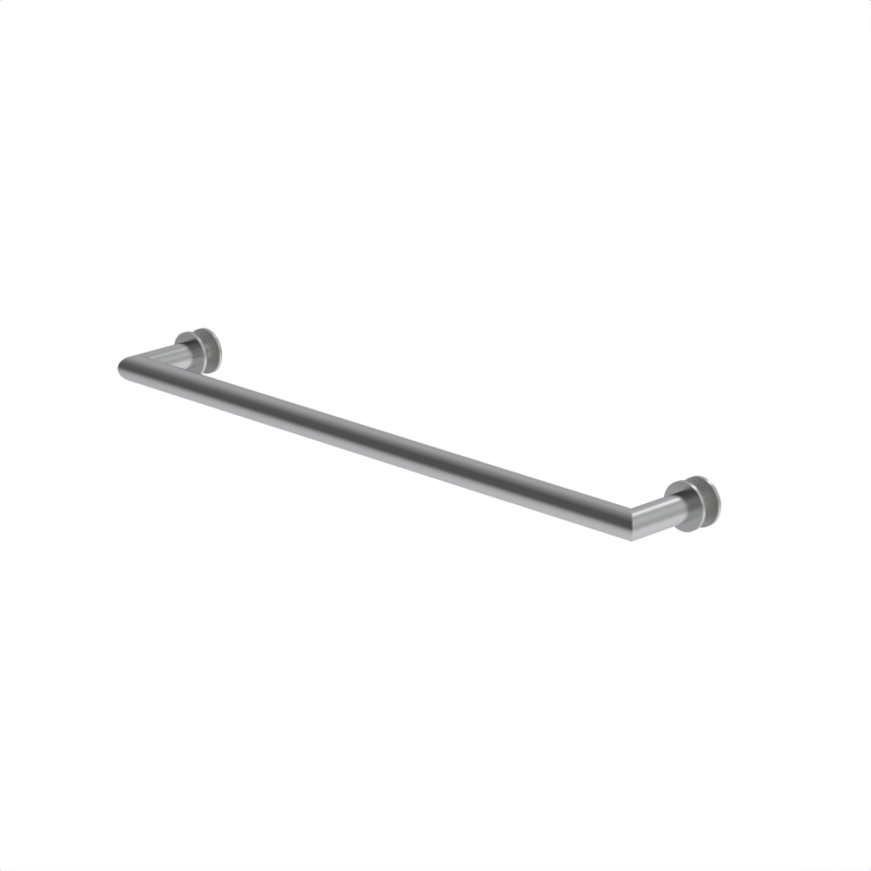 Porte-serviettes de douche coupe en biseau, 18 po — Chrome (image d'illustration)