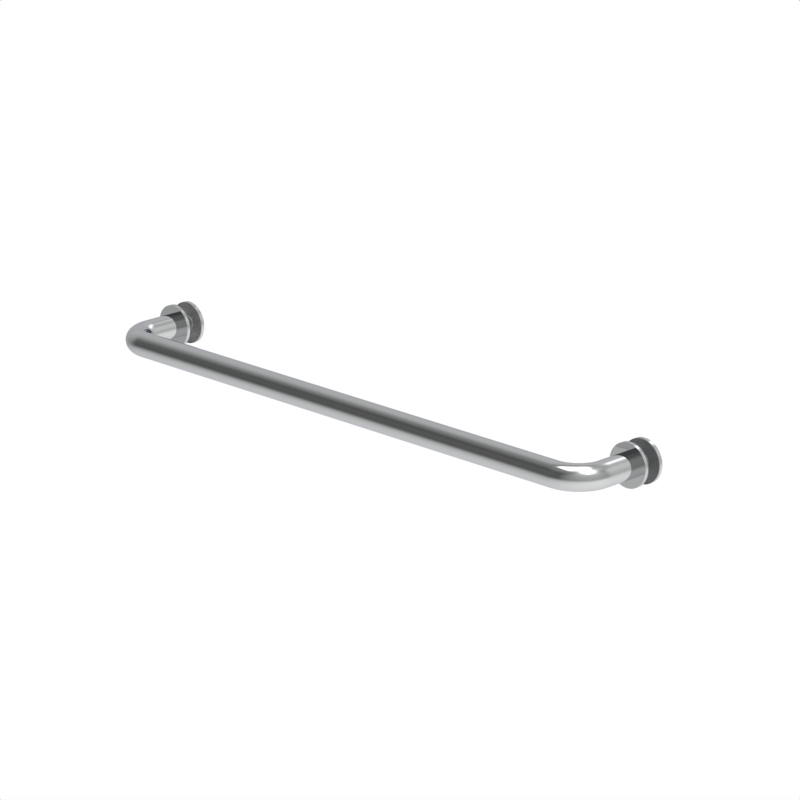 Porte-serviettes de douche tubulaire, 18 po — Chrome (image d'illustration)