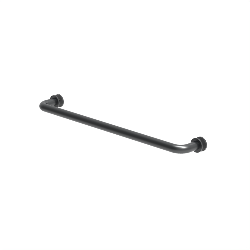 Porte-serviettes de douche tubulaire, 18 po — Gris anthracite (image d'illustration)