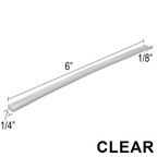 Blocs de calage transparents pour verre, paquet de 100 — 1/8 × 6 po