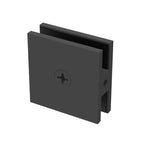 Pince de douche carrée, 2 × 2 po — Noir mat