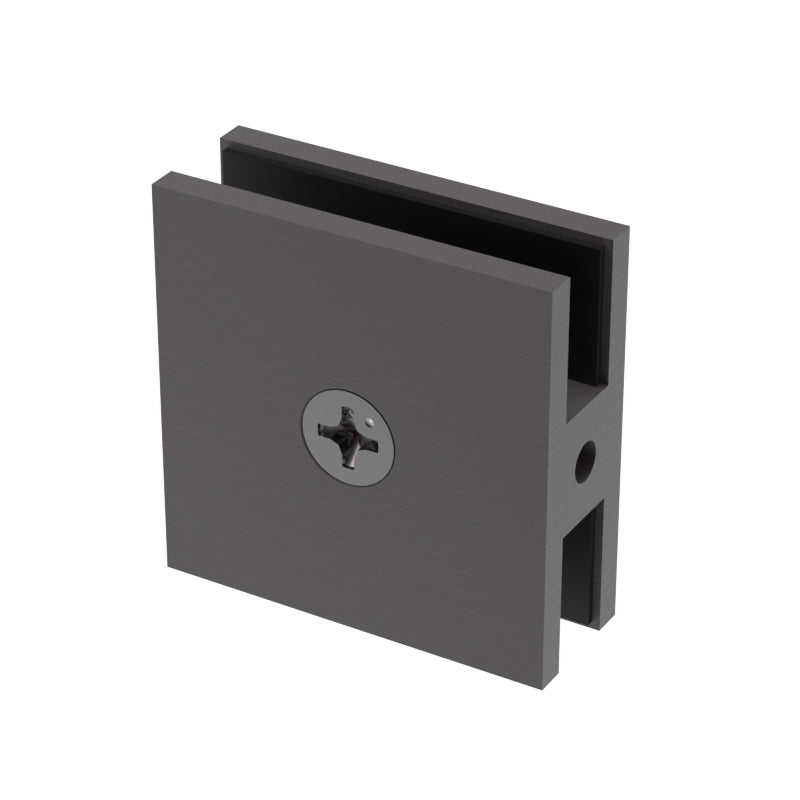 Pince de douche carrée, 2 × 2 po — Bronze huilé