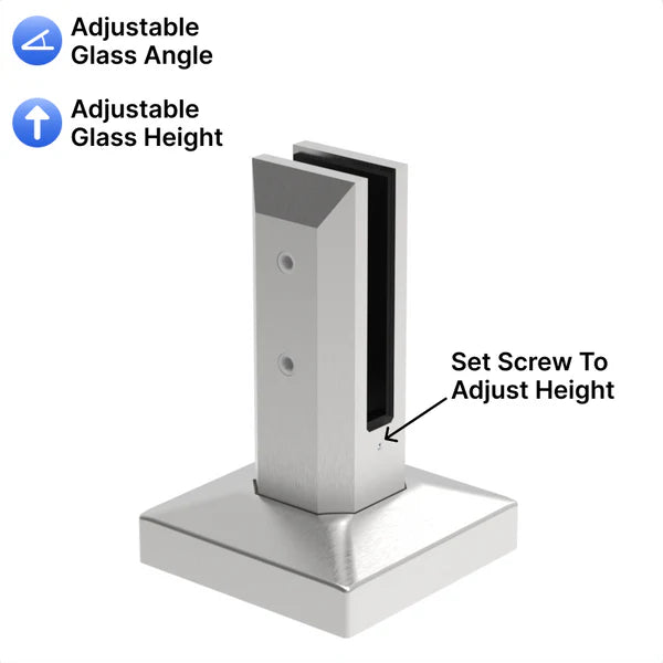 Spigot carré 6" — 10601 acier inox 2205