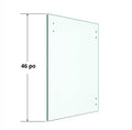 Porte verre trempé 10mm (6 trous)
