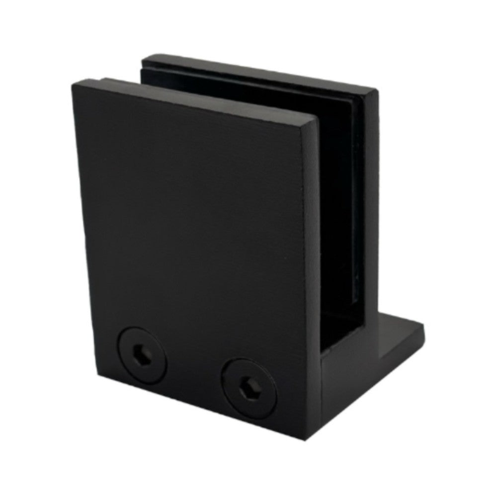 Attache latérale 2 po — C-S90W mur-verre — fini noir