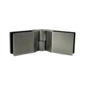 Attache ajustable 2 po — DG-AC-L verre-à-verre — fini argent
