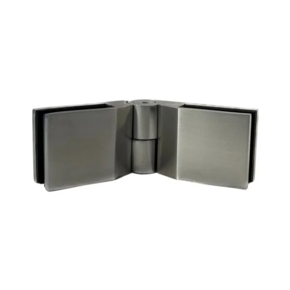 Attache ajustable 2 po — DG-AC-L verre-à-verre — fini argent