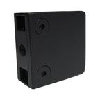 Attache au mur ou poteau carré — L6016P — fini noir