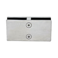 Attache 180° 2 po — L6018 verre-à-verre — fini argent