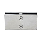 Attache 180° 2 po — L6018 verre-à-verre — fini argent
